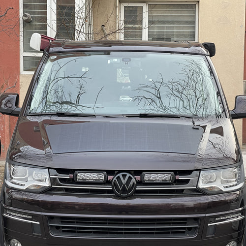 Volkswagen VW T5 T6 Camper  Van Lensun 75W Hood/Bonnet Flexible Solar Panel