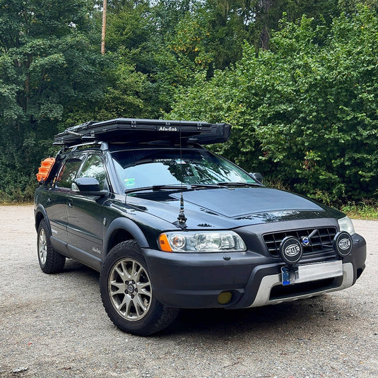 volvo xc70 roof tent Volvo V70 XC70 2nd Gen(2000-2007) Lensun 100W Bonnet Solar Panel – LensunSolar