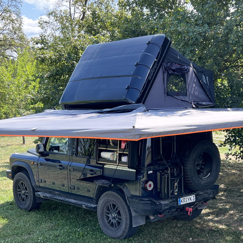 تحميل الصورة إلى عارض المعرض، iKamper-Skycamp-3.0-Roof-Tent-Lensun-330W-Flexible-Solar-Panel
