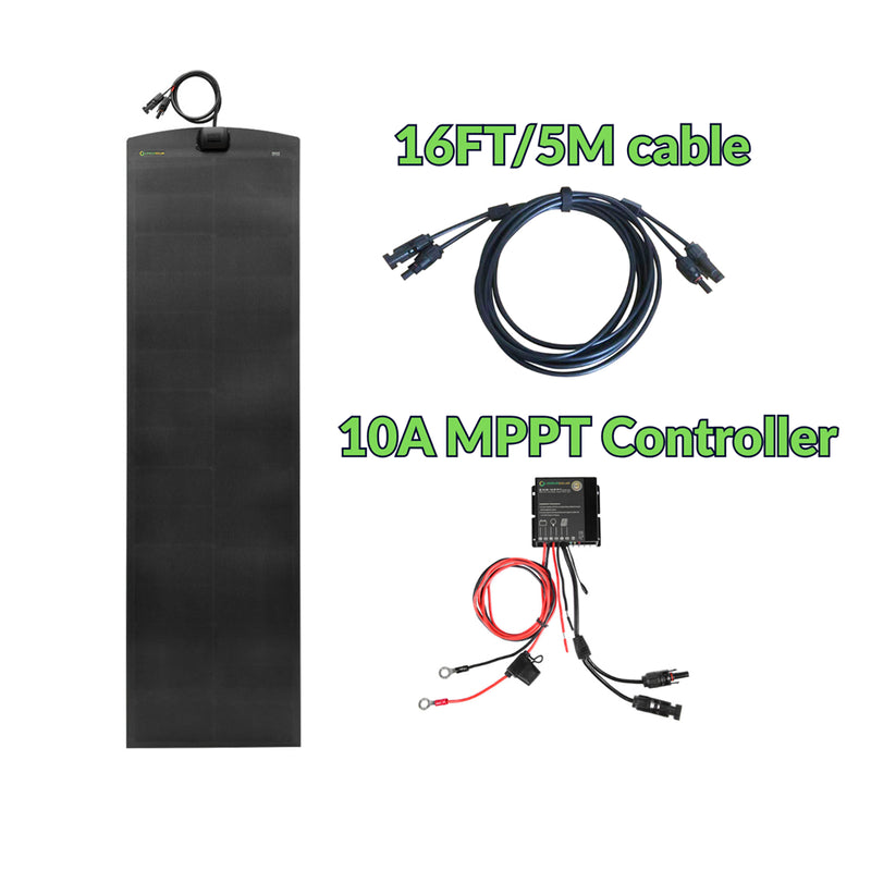 تحميل الصورة إلى عارض المعرض، لوحة شمسية مرنة بقوة 90 واط من LensunSolar لخيمة السقف iKamper 2.0 و3.0

