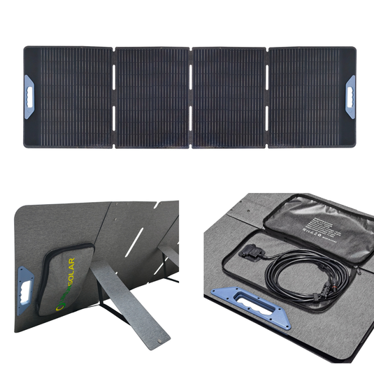 Lensun 200W 12V Waterproof Foldable Solar Panel