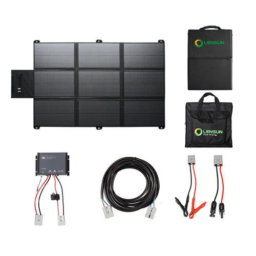 Lensun 300 W Solarpanel-Decke, komplettes Set mit wasserdichtem MPPT-Regler