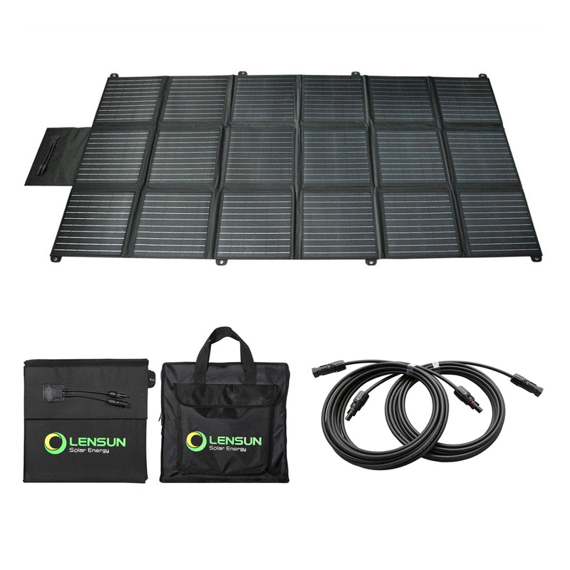 Chargez l&#39;image dans la visionneuse de la galerie, Lensun 400W Solar Panel Blanket for Battery Power Station
