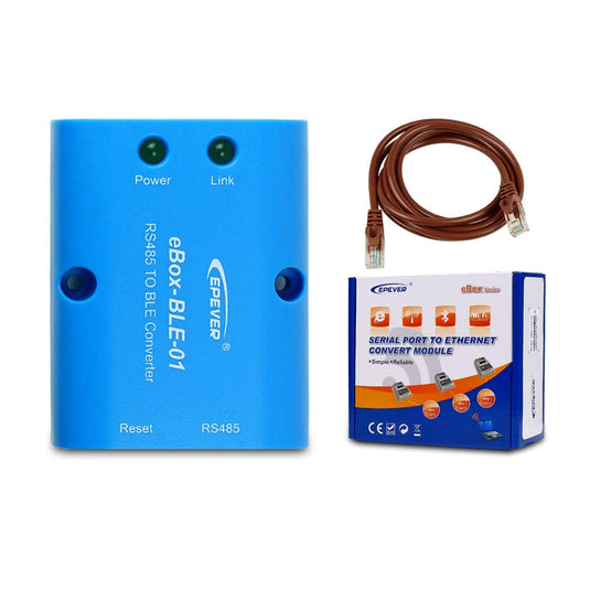 Wasserdichter 10A MPPT Solarregler mit eBox Bluetooth Adapter für Lithium (LiPO4) und Blei-Säure-Batterie Tracer 2606BP