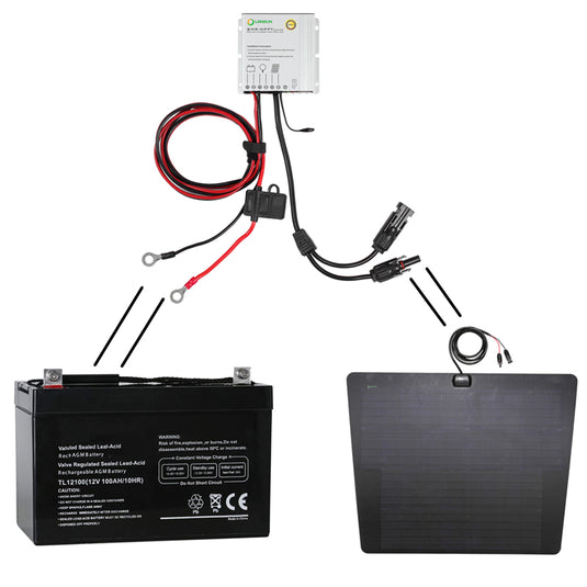 Lensun 10A Waterproof MPPT Solar Regulator Controller