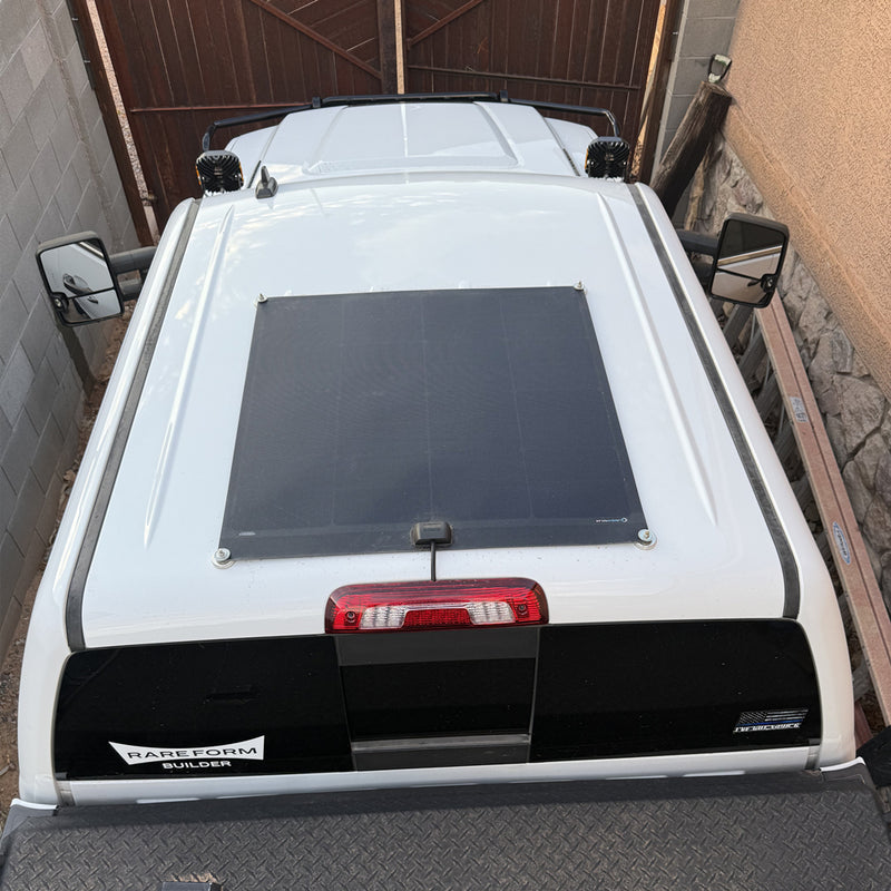 Load image into Gallery viewer, Lensun 120W Full Black Flexible Solar Panel, 25.8% Back Contact Solar Cell
