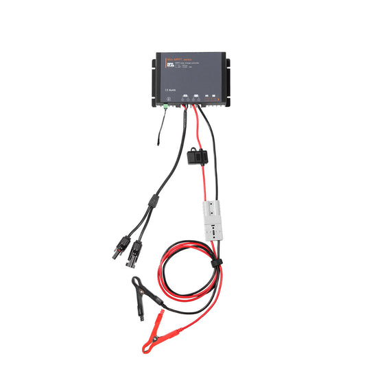 Lensun Waterproof 20A MPPT Solar Controller with Battery Alligator Clips