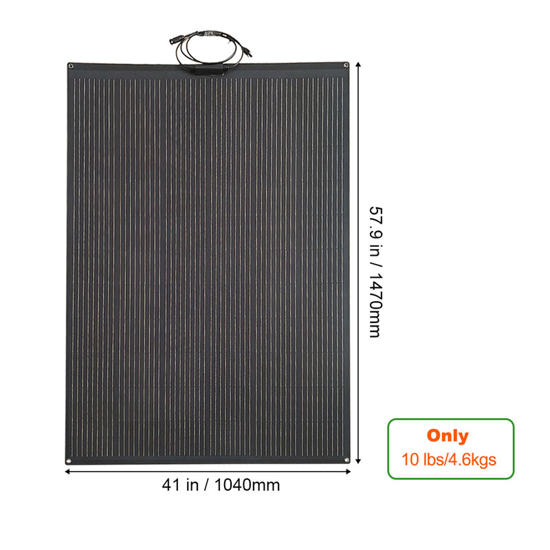 Load image into Gallery viewer, LensunSolar 300W Flexible Solar Panel, Latest Technology, Bendable up to 250°
