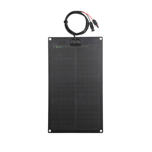 LensunSolar 30W 12V Black Flexible Solar Panel