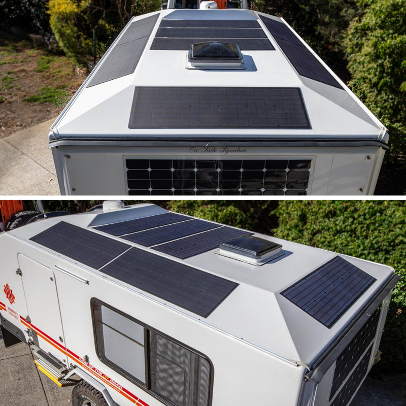 Load image into Gallery viewer, Lensun 55W Flexible Solar Panel for Kimberley Kamper Combi Camper
