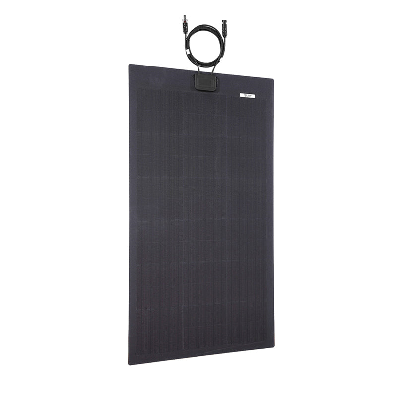 Laden Sie das Bild in Galerie -Viewer, LensunSolar 80W 12V Full Black Flexible Solar Panel
