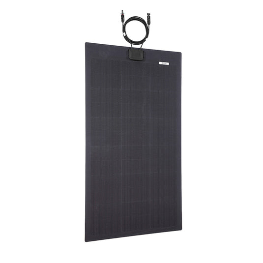 LensunSolar 80W 12V Full Black Flexible Solar Panel