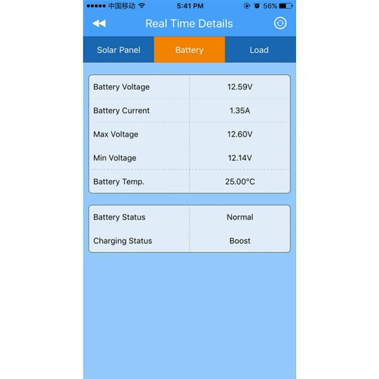 Contrôleur solaire MPPT étanche 10 A avec adaptateur Bluetooth eBox pour batterie au lithium (LiPO4) et au plomb Tracer 2606BP